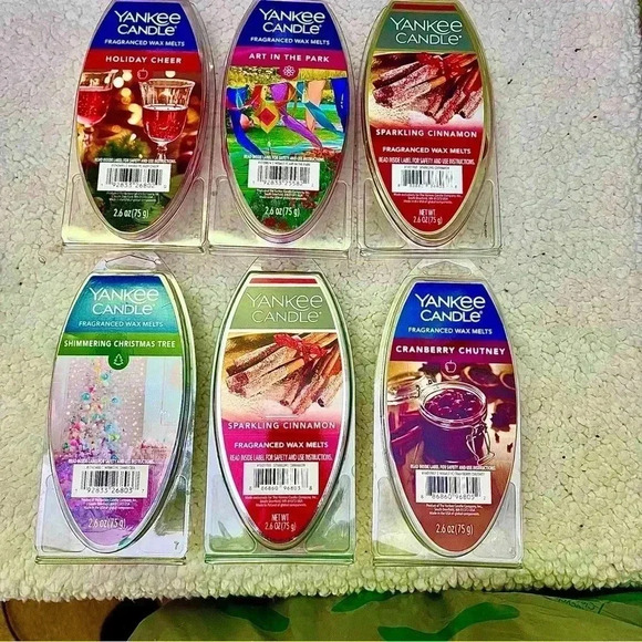🆕 Yankee Candle Fragrance Wax Melts Six Pack - Picture 1 of 6